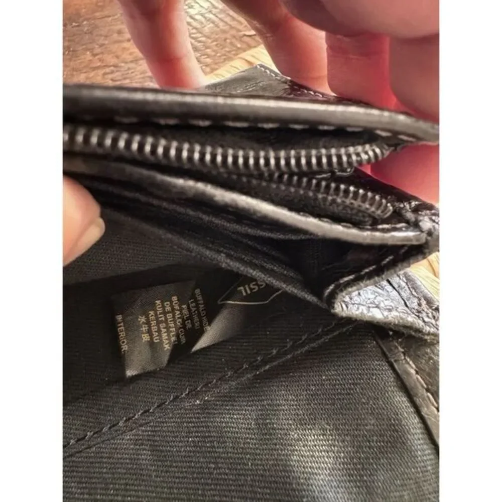 Fossil Ellis‎ 29 Clutch/ Wallet Black - Picture 4 of 9
